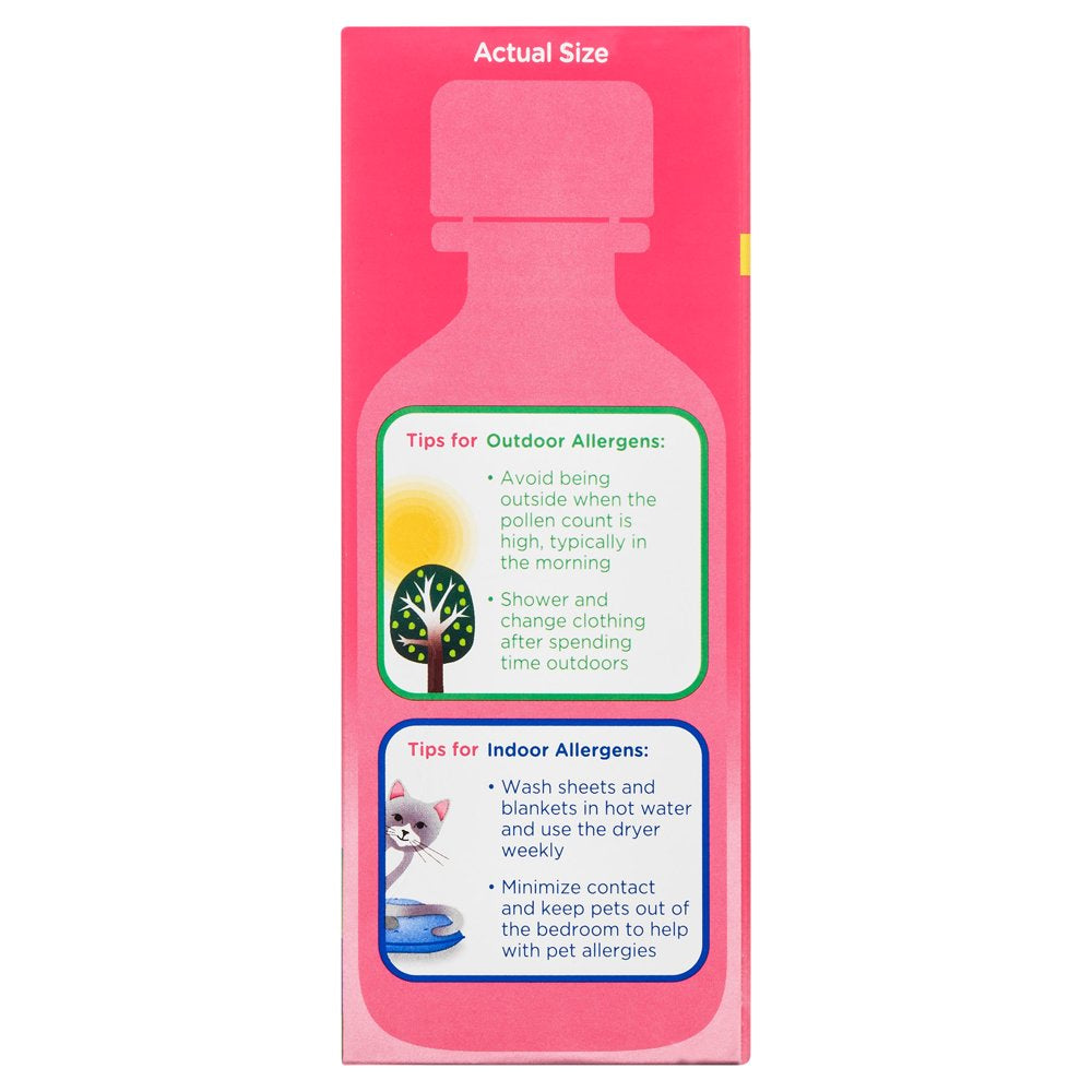 Children'S Allergy plus Congestion Relief Liquid, Grape, 4 Fl. Oz