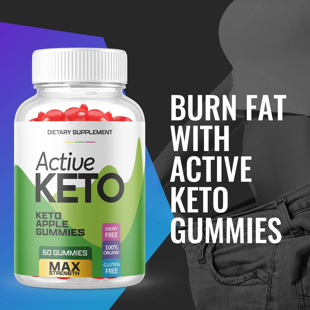 (1 Pack) Active Keto ACV Gummies - Supplement for Weight Loss - Energy & Focus Boosting Dietary Supplements for Weight Management & Metabolism - Fat Burn - 60 Gummies