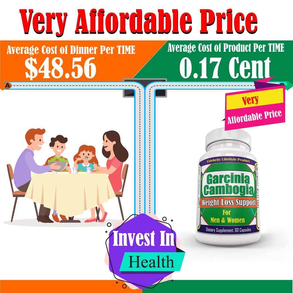 Garcinia Combogia Nighttime Fat Burner, Metabolism Booster, Appetite Suppressant, Weight Loss Supplement for Women, Stimulant-Free Weight Loss Pills