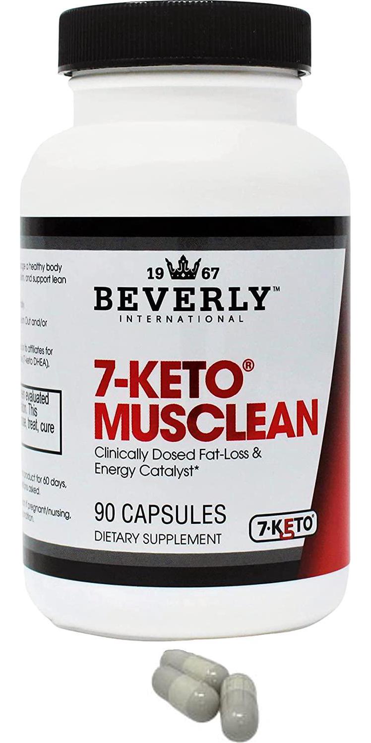 7-Keto Musclean. 3X Potency Thermogenic Weight Loss Pill for Men and Women. Lose up to 3X as Much Body Fat Without Losing Muscle Tone. Boost Fat-Burning Metabolism. Reduce overeating. 90 caps.