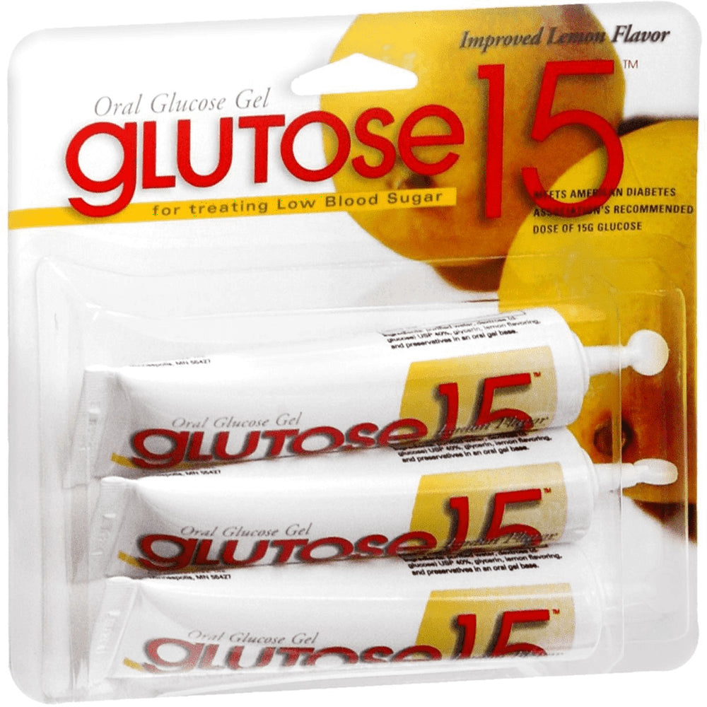 Glutose 15 Glucose Gel 00574006930 1 Pack, 3 per Pack