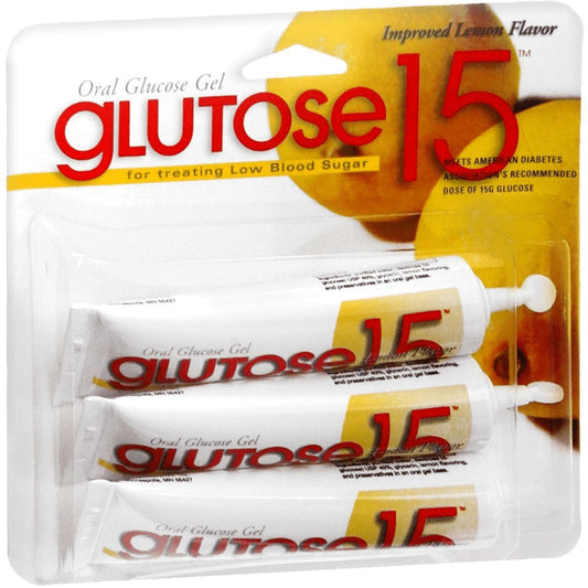 Glutose 15 Glucose Gel 00574006930 1 Pack, 3 per Pack