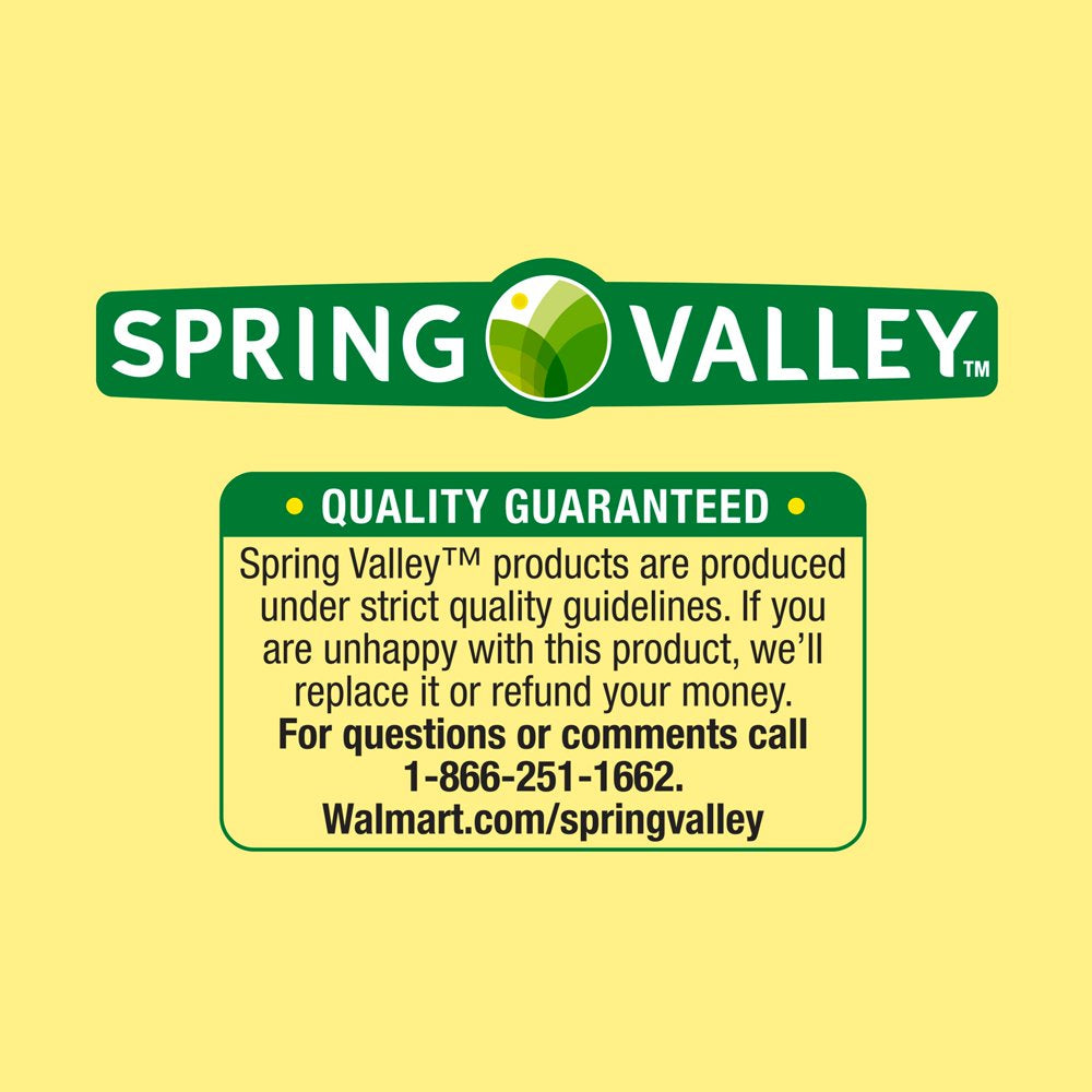 Spring Valley Activated Charcoal Dietary Supplement, 520 Mg, 60 Count