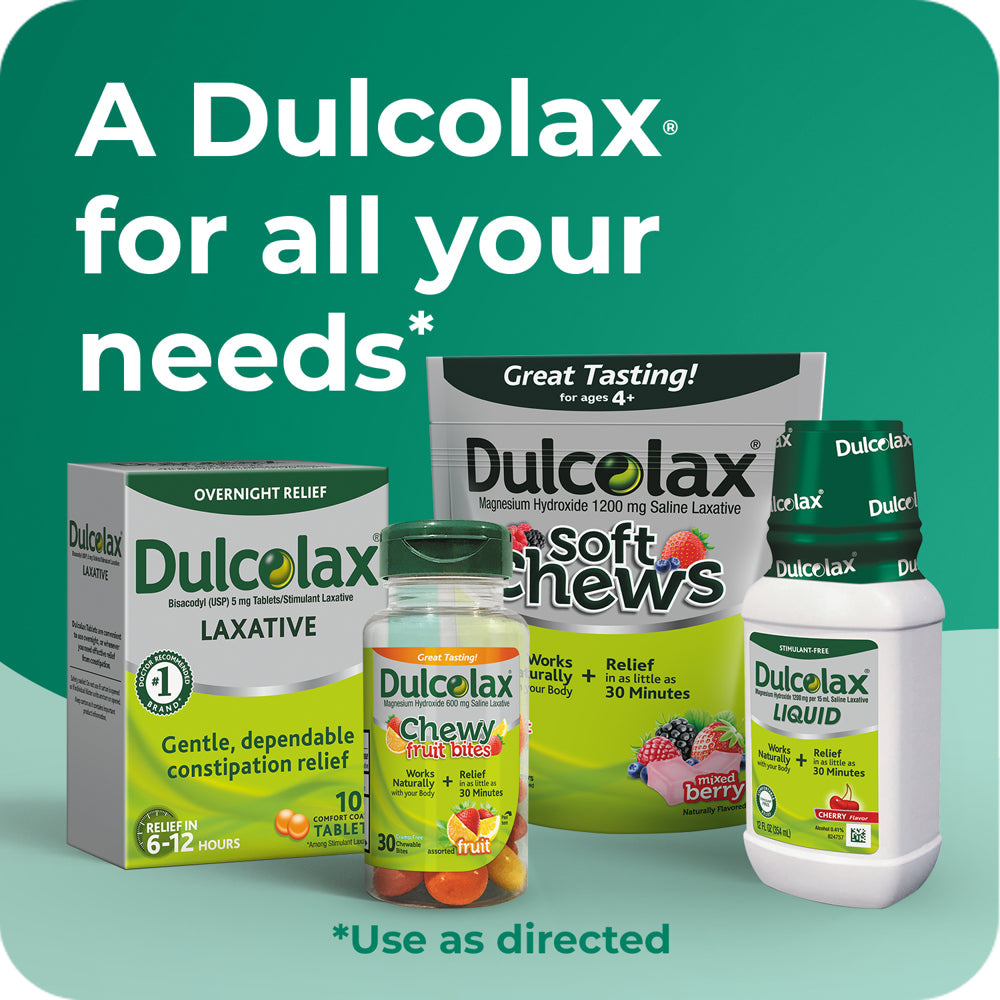 Dulcolax Stool Softener Laxative Liquid Gel Tablets for Gentle Constipation Relief 100Ct
