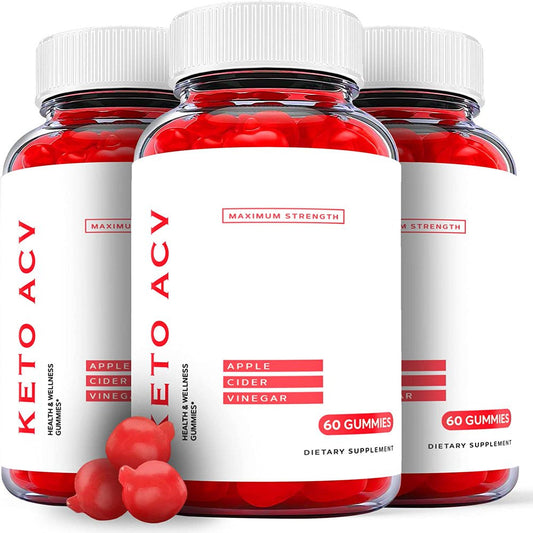 (3 Pack) Keto ACV Gummies - Supplement for Weight Loss - Energy & Focus Boosting Dietary Supplements for Weight Management & Metabolism - Fat Burn - 180 Gummies - Nutricity.com.au