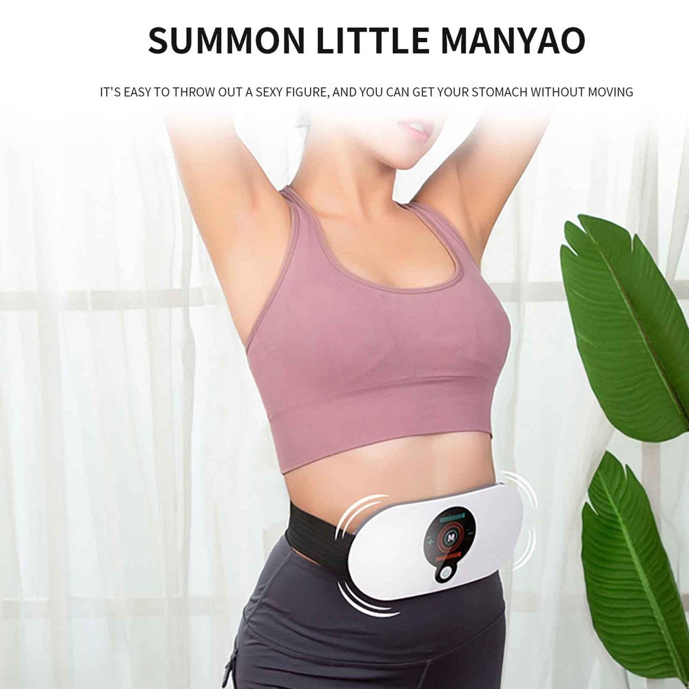 Chamoist Massager,Waist Massager Smart Abdominal Vibration Weight Loss Belt Massager Electrotherapy Thin Waist and Abdominal Massager