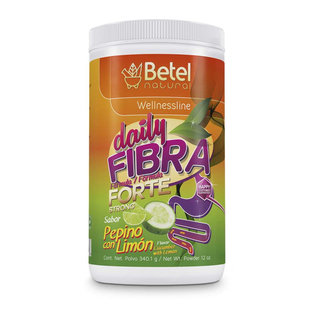 Daily Fibra Forte Formula / Strong Formula - Extreme Colon Cleanse - Betel Natural (Cucumber with Lemon (Pepino Con Limon))