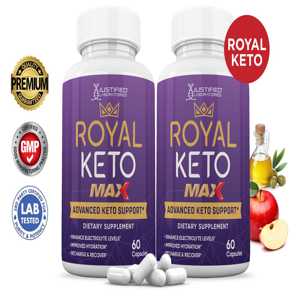 (2 Pack) Royal Keto ACV MAX Pills 1675Mg Dietary Supplement 120 Capsules - Nutricity.com.au