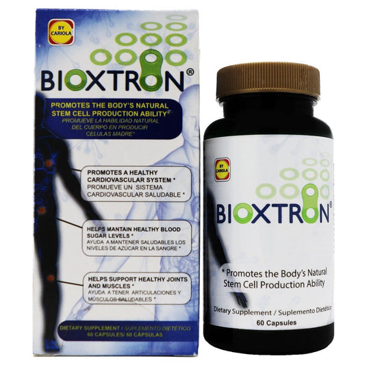Bioxtron Natural AFA Stem Cell Supplement, Regenerate Tissue & Cells- Joint Pain, Low Defenses, 60 Count