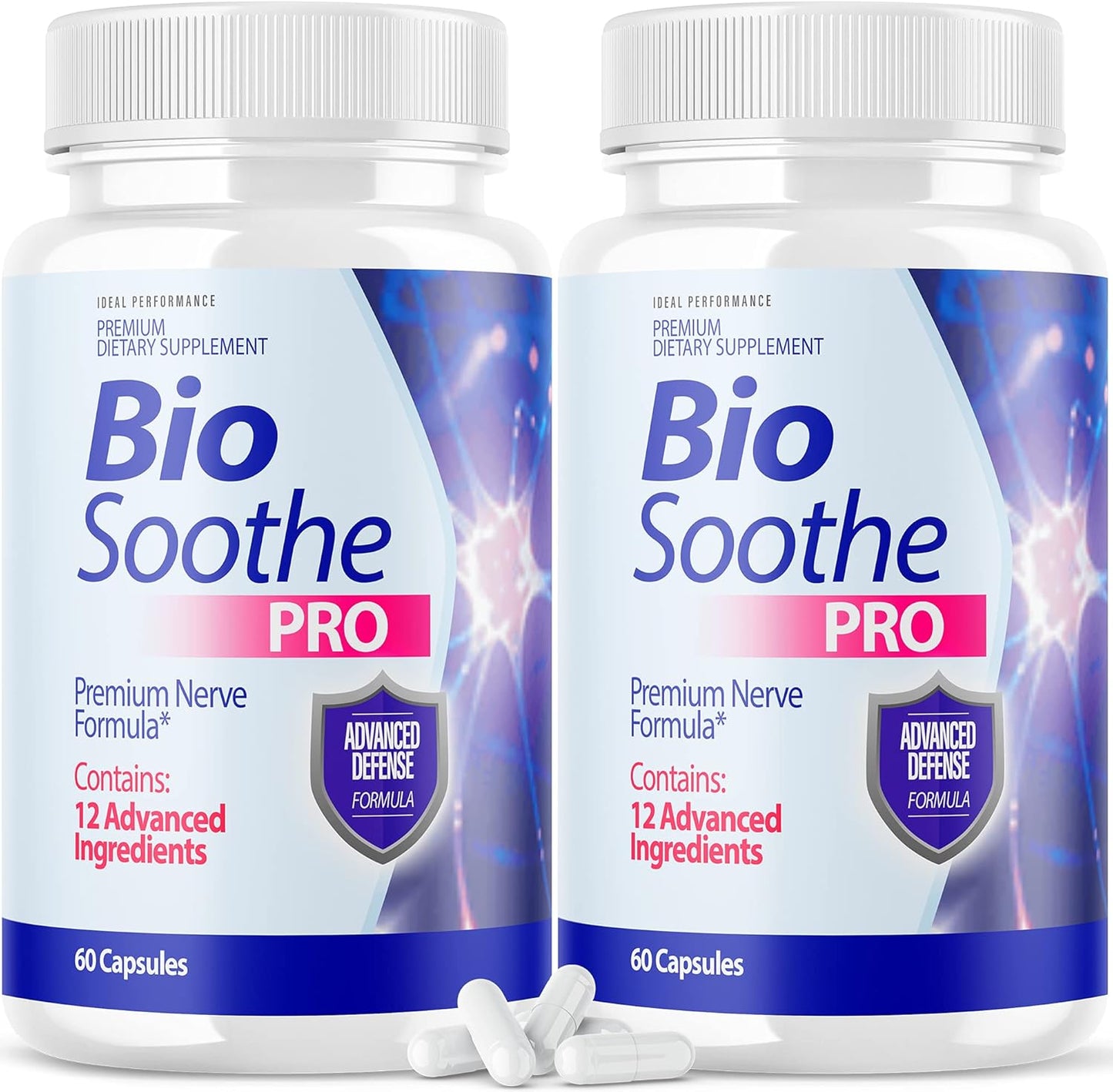 Biosoothe Pro Neuropathy Treatment Capsule for Nerve Pain Repair Pills Bio Soothe Premium Formula Supplement Alpha Fix Neeve (5 Pack)