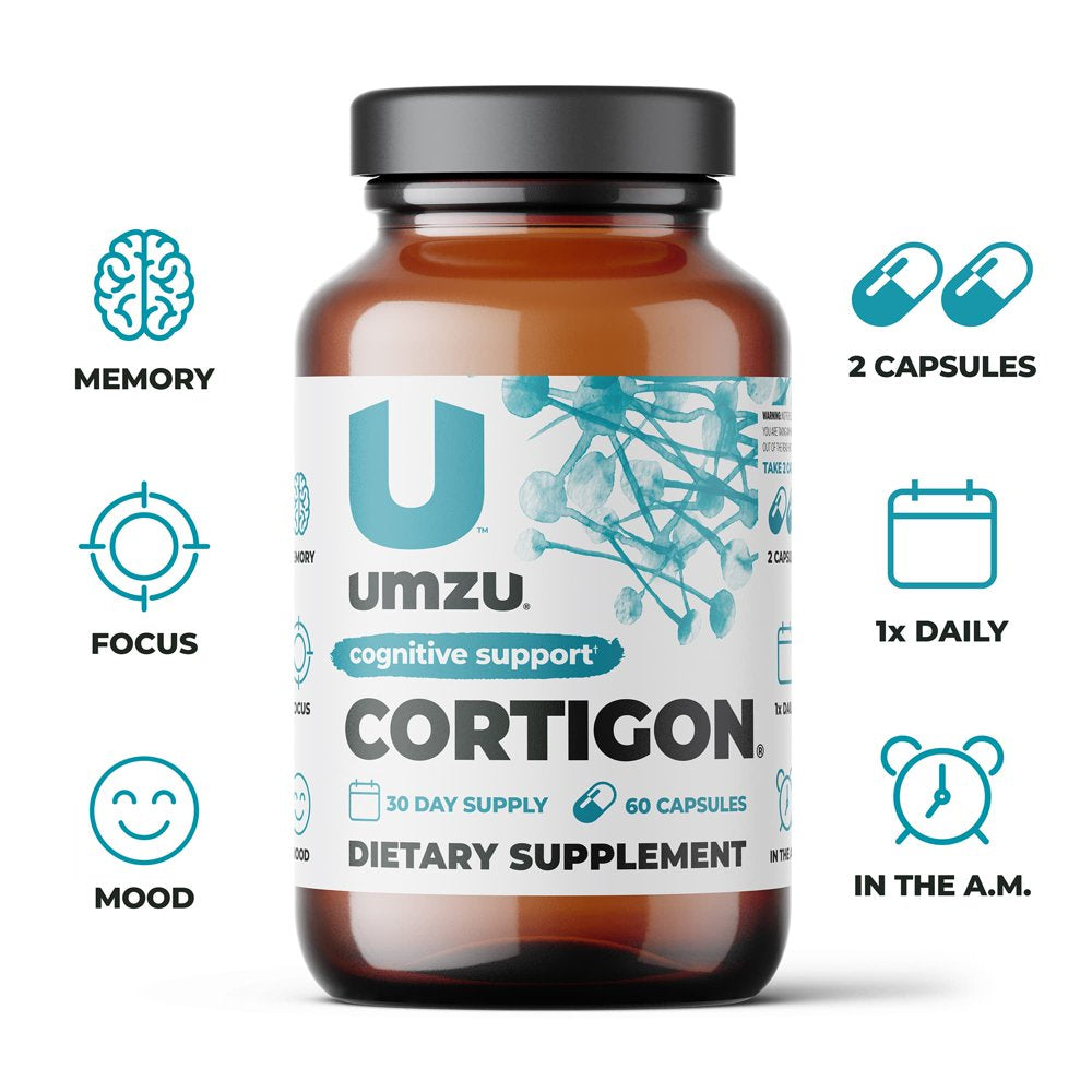 UMZU: Cortigon - Natural Stress Relief & Cognitive Support Supplement Capsules