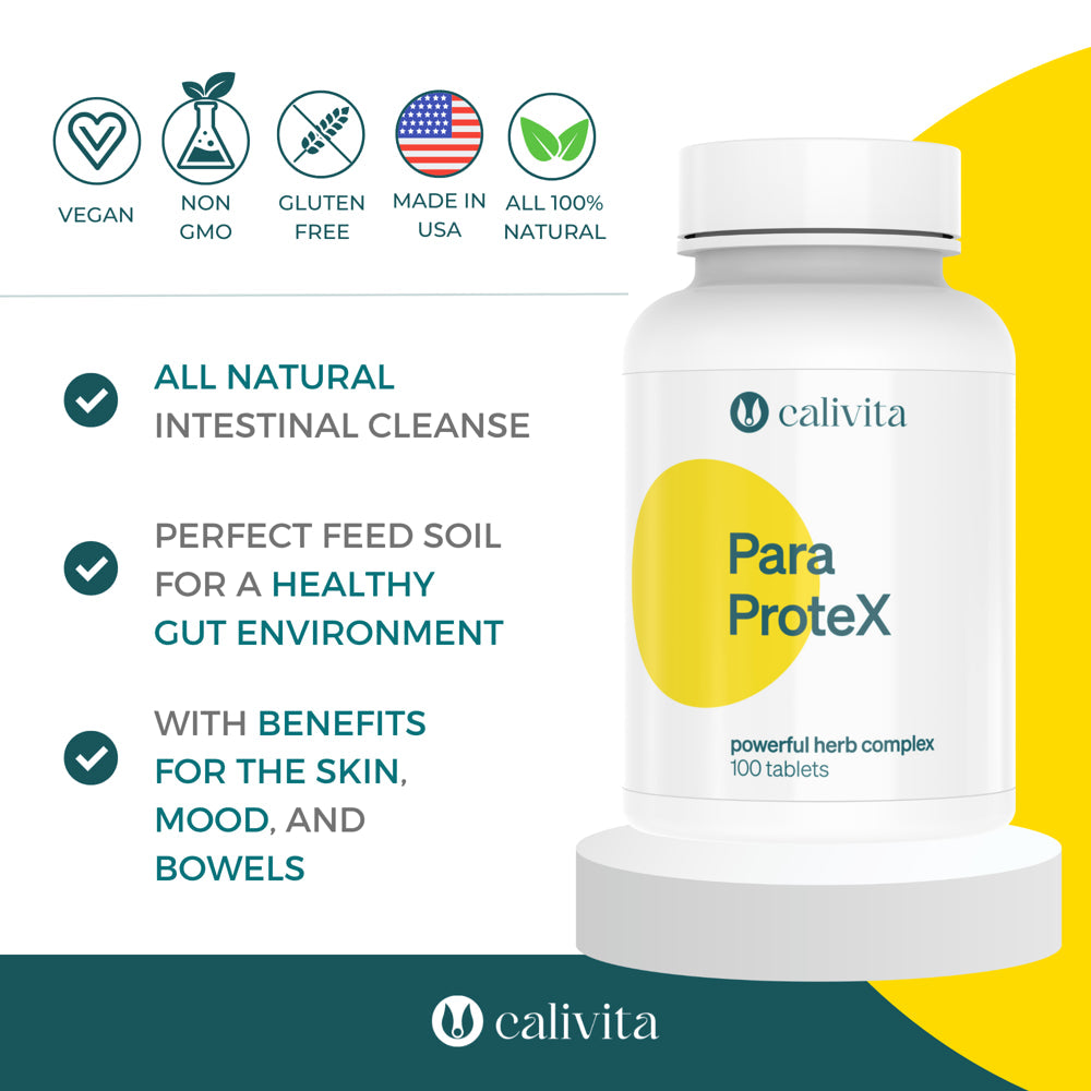 Calivita Paraprotex Intestinal Parasite and Colon Cleanse 100 Tablets