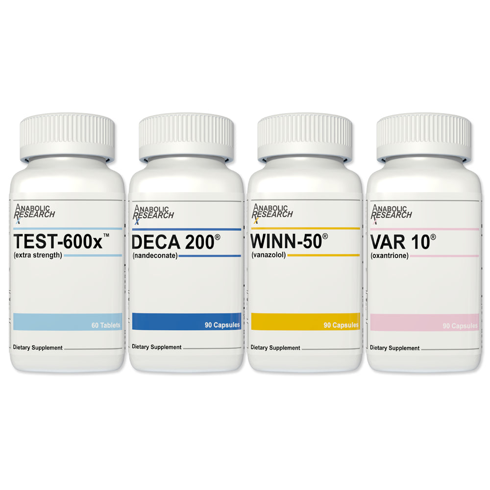 Anabolic Research Xtreme Speed Stack - Test-600X, Deca 200, Winn-50, Var 10, - 1 Month Supply