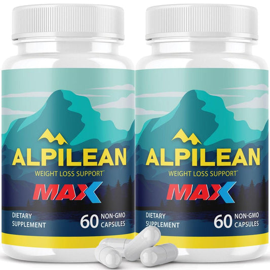 (2 Pack) Alpilean Max Pills - Official Formula - Alpilean Max Supplement Pills (120 Capsules) - Nutricity.com.au