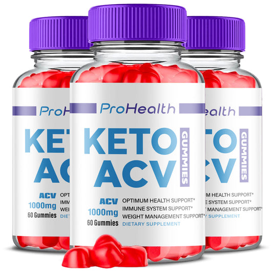 (3 Pack) Prohealth Keto ACV Gummies - Apple Cider Vinegar Supplement for Weight Loss - Energy & Focus Boosting Dietary Supplements for Weight Management & Metabolism - Fat Burn - 180 Gummies - Nutricity.com.au