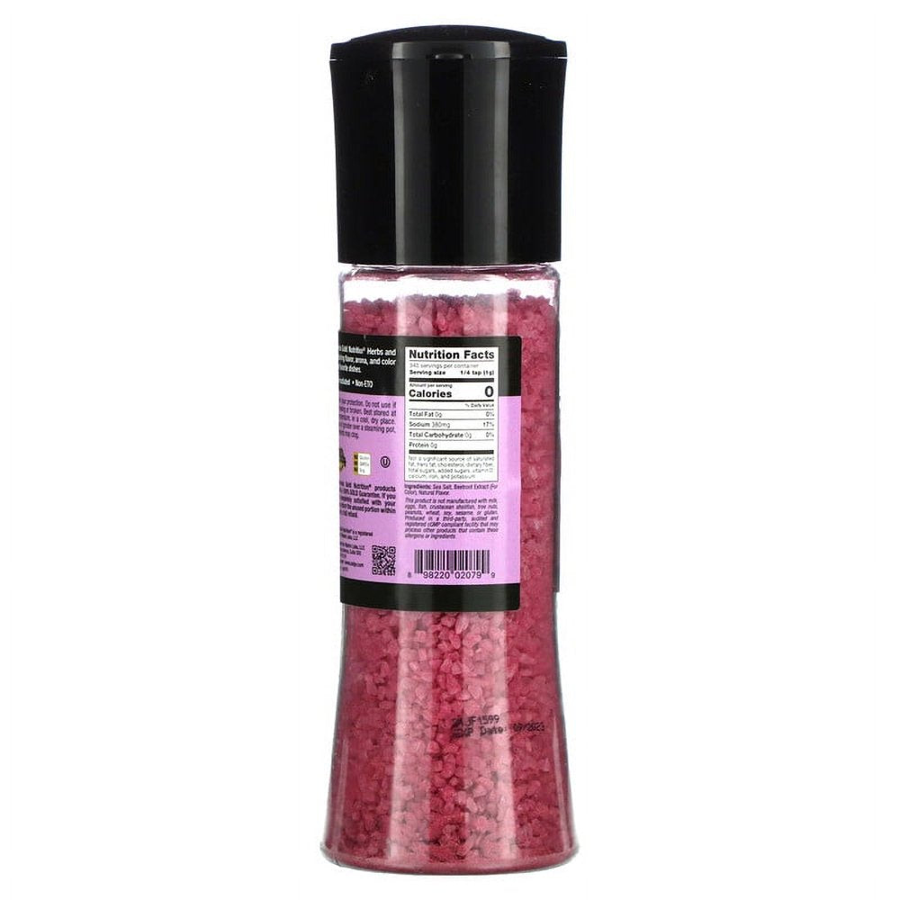 California Gold Nutrition, FOODS - Violet Sea Salt Grinder, 12 Oz (340 G) Pack of 2