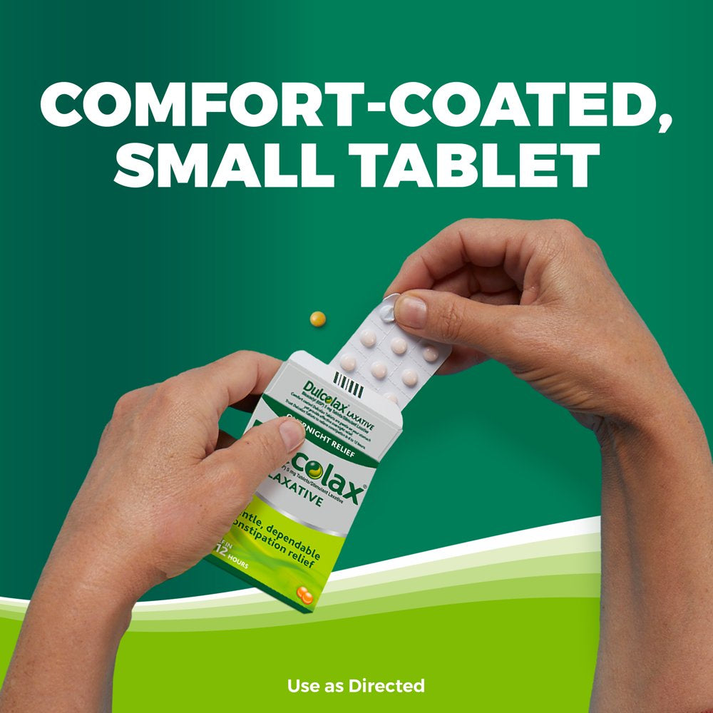 Dulcolax Stimulant Laxative Tablets, Overnight Relief (25Ct)