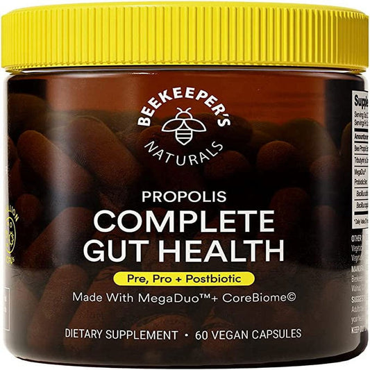 Beekeeper'S Naturals B.Biome, Complete Gut & Digestive Health Supplement, 60 Ct