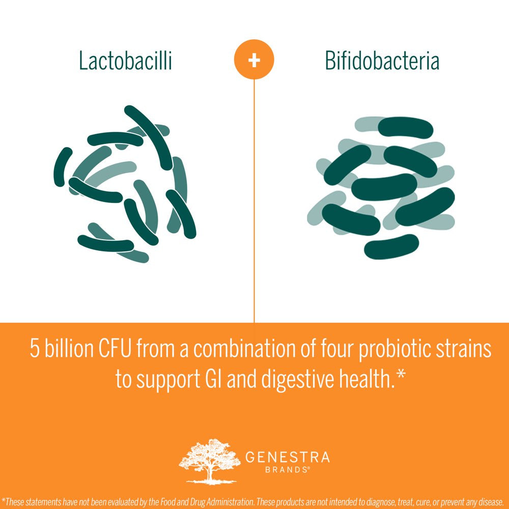 Genestra Brands HMF Capsules | Probiotic Formula to Support Healthy Gut Flora | 60 Capsules