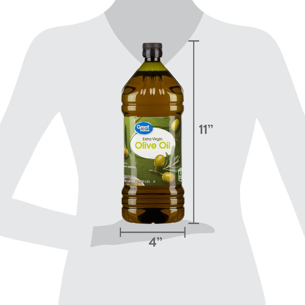 Great Value Extra Virgin Olive Oil, 51 Fl Oz