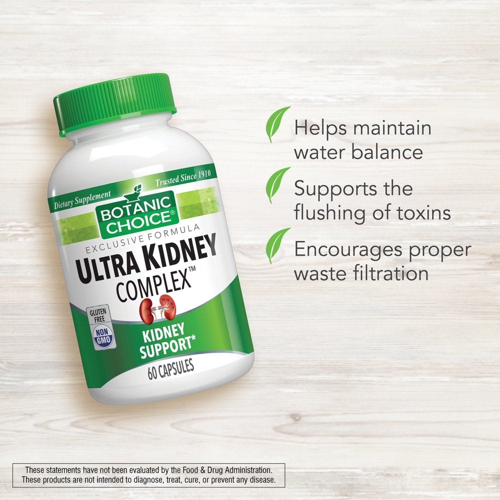 Botanic Choice Ultra Kidney Capsules, 60 Ct – Daily Kidney Supplement