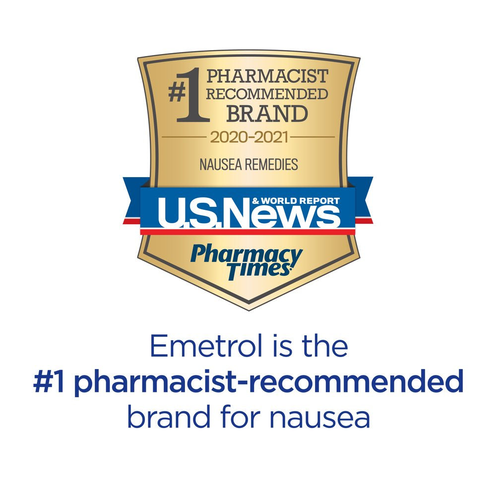 Emetrol Nausea and Upset Stomach Relief Liquid Medication, Cherry, 4 Oz