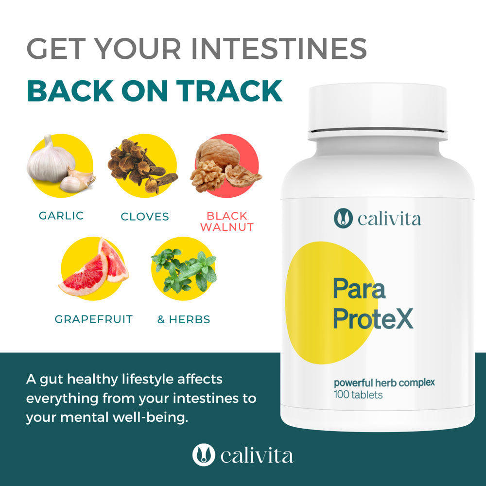 Calivita Paraprotex Intestinal Parasite and Colon Cleanse 100 Tablets