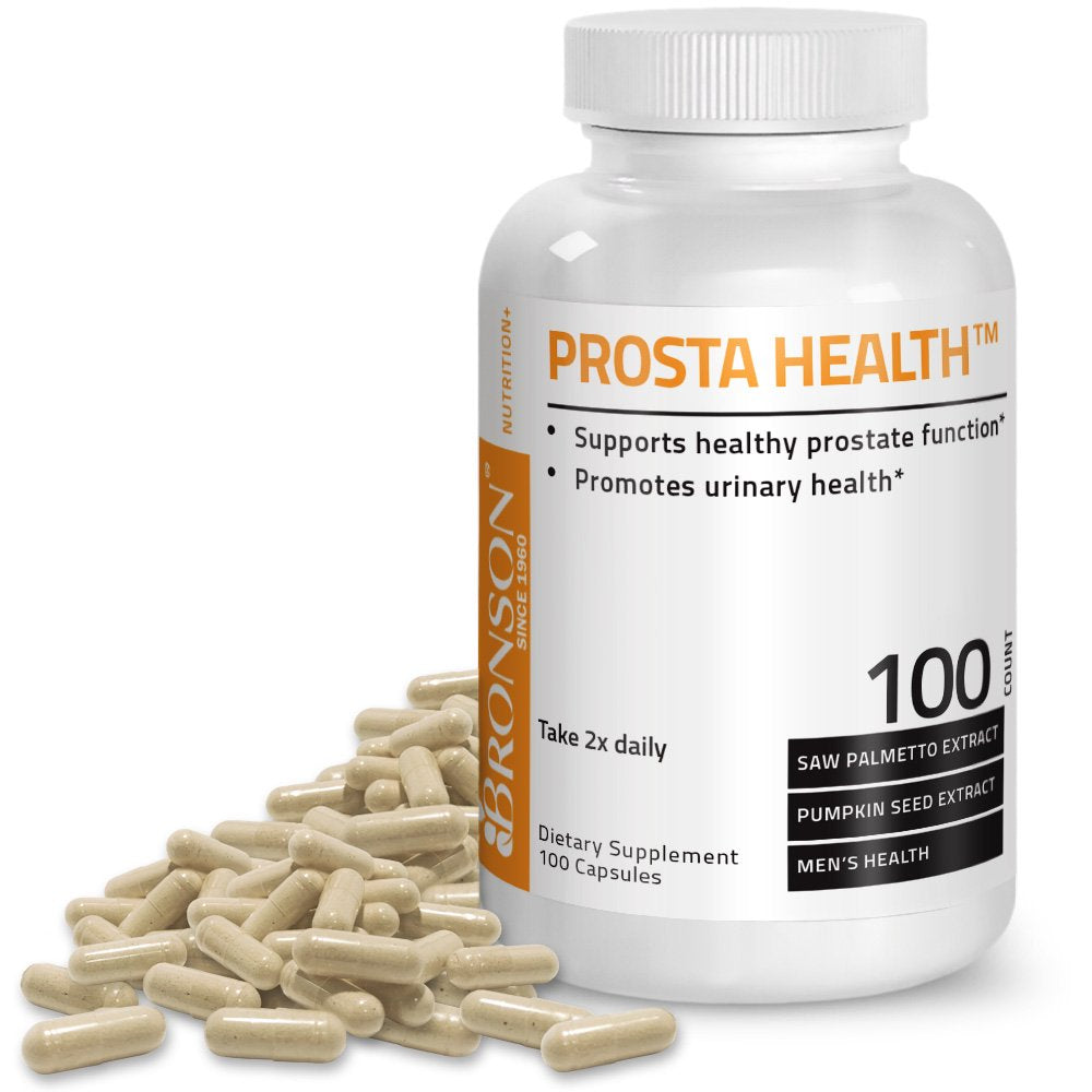 Bronson Prosta Health Prostate Support for Men, 100 Capsules