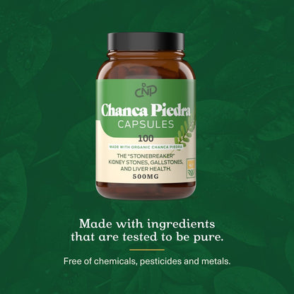 Organic Chanca Piedra Capsules - 500Mg, 100 Pills, Pure Phyllanthus Niruri Stonebreaker Powder