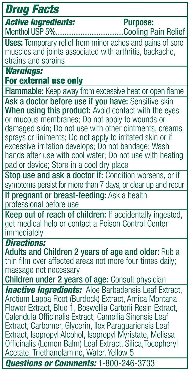 Biofreeze Professional Pain Relief Gel 4 Oz Tube Pack of 2