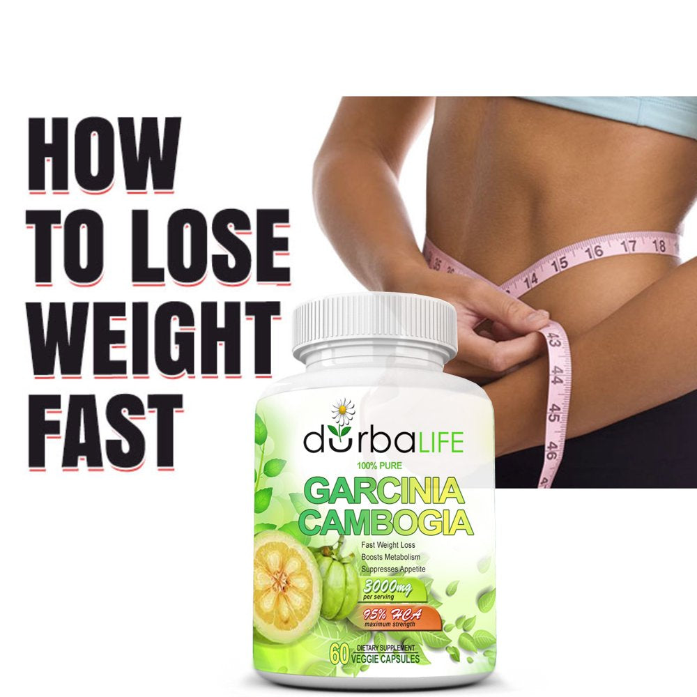 Durbalife Garcinia Cambogia Supplement 95% HCA Metabolism Booster for Weight Loss 60 Capsules