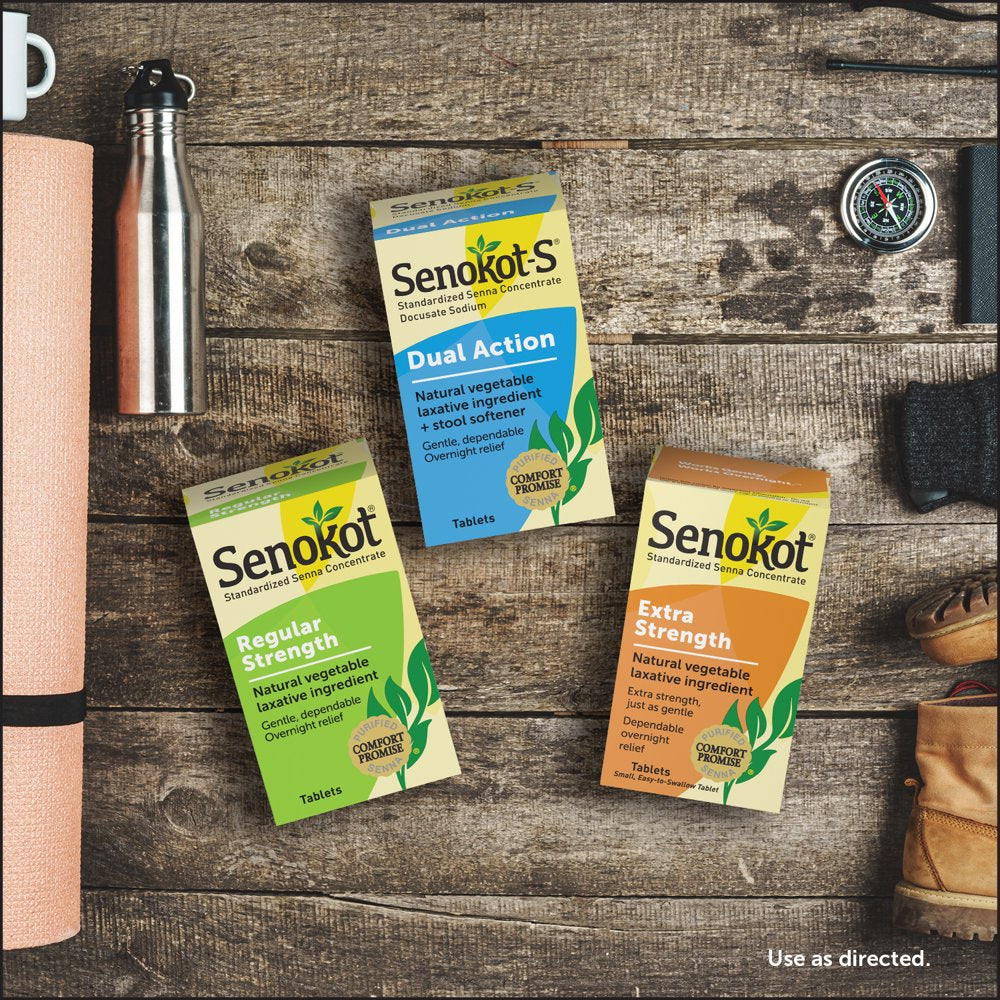 Senokot-S® Dual Action Senna plus Stool Softener Laxative Tablets, 30 Ct