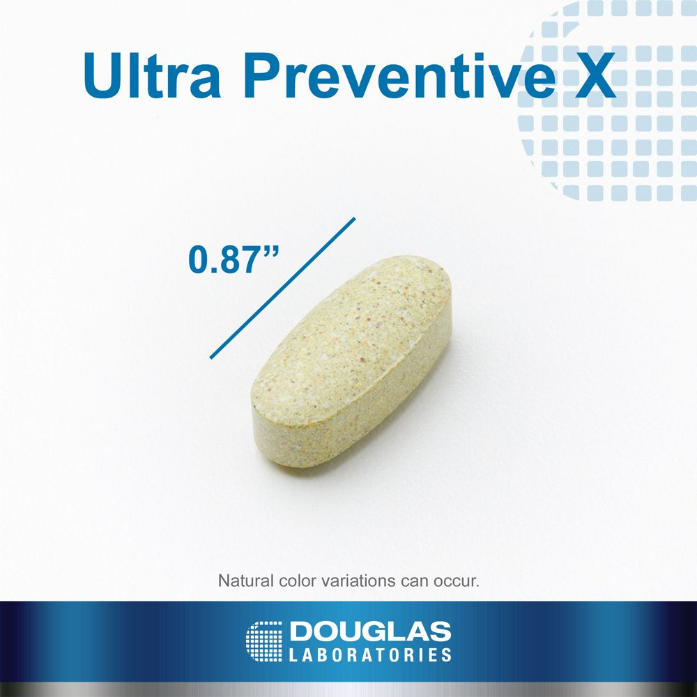 Douglas Laboratories - Ultra Preventive X - Multivitamin Mineral Formula with Fruits and Vegetables for Daily Wellness - 120 Tablets