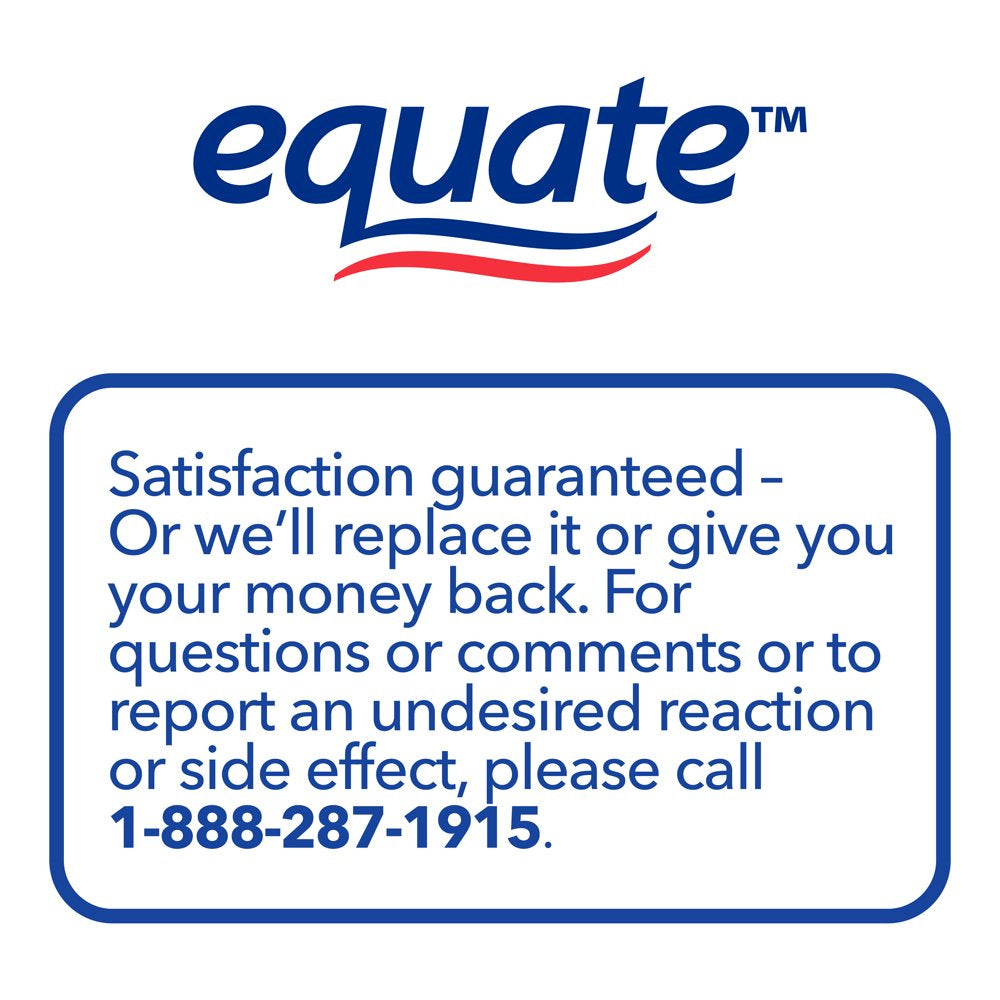 Equate Extra Strength Antacid, Upset Stomach, Chewable Tablets, over the Counter, 160 Mg, 100 Count