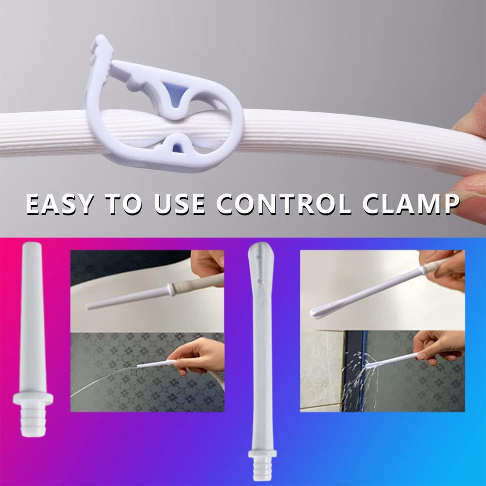 Enema Bag,Zpl Reusable 2L Enema Bag Kit Colon Cleaning Irrigation Detox Rubber Bag Enema Kit,Blue