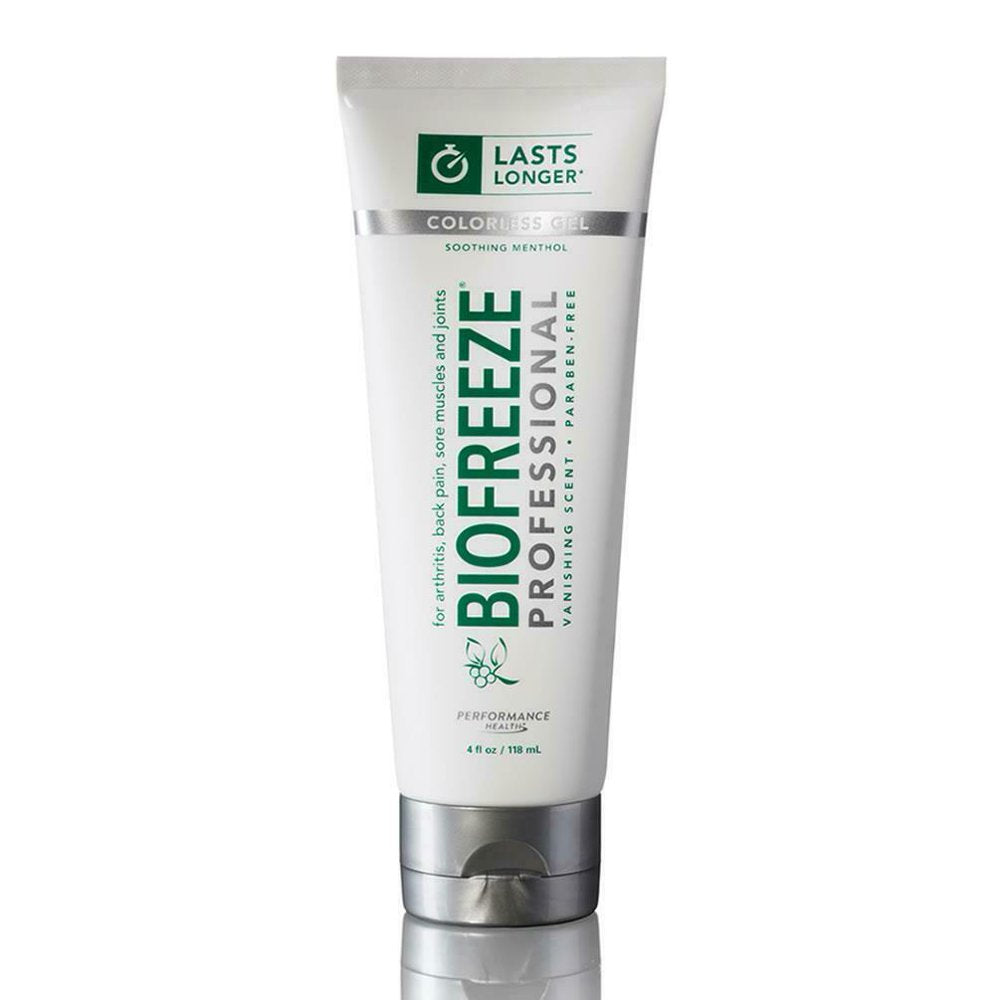 Biofreeze Professional Pain Relief Gel 4 Oz Tube Pack of 2