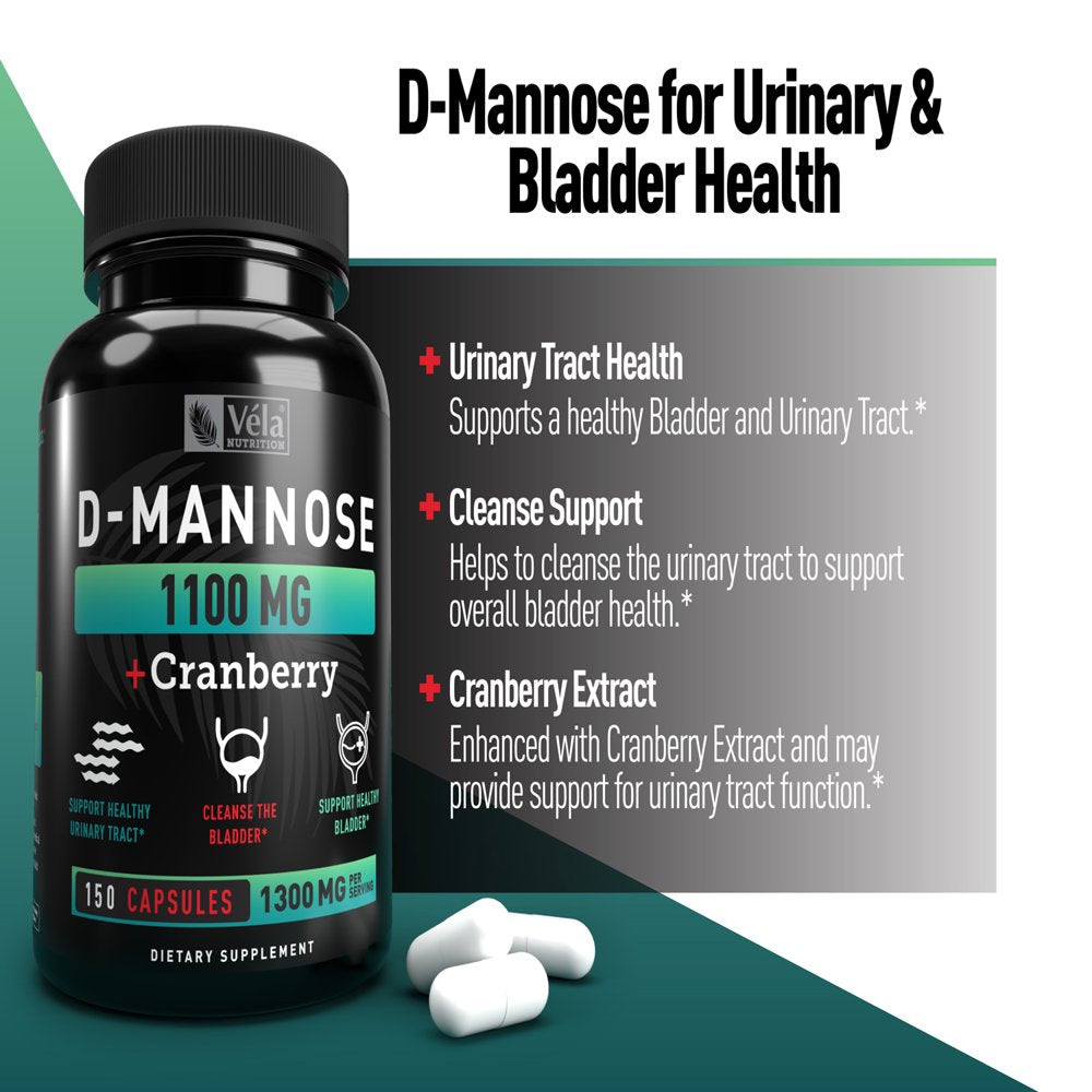 D-Mannose with Cranberry Extract for Bladder & Urinary Tract Health*