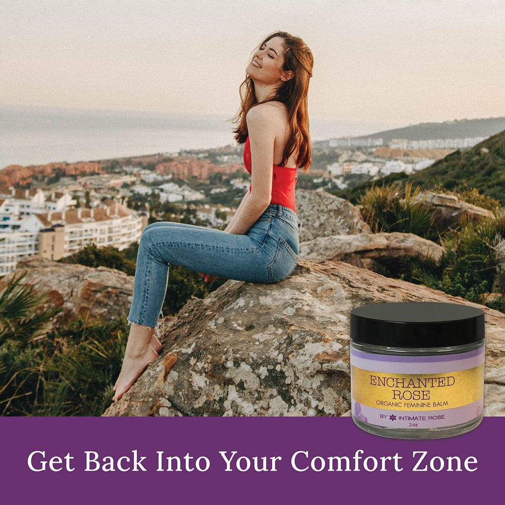 Enchanted Rose Vaginal Balm Intimate Rose Organic Feminine Balm Natural Moisturizing 2.3 Oz