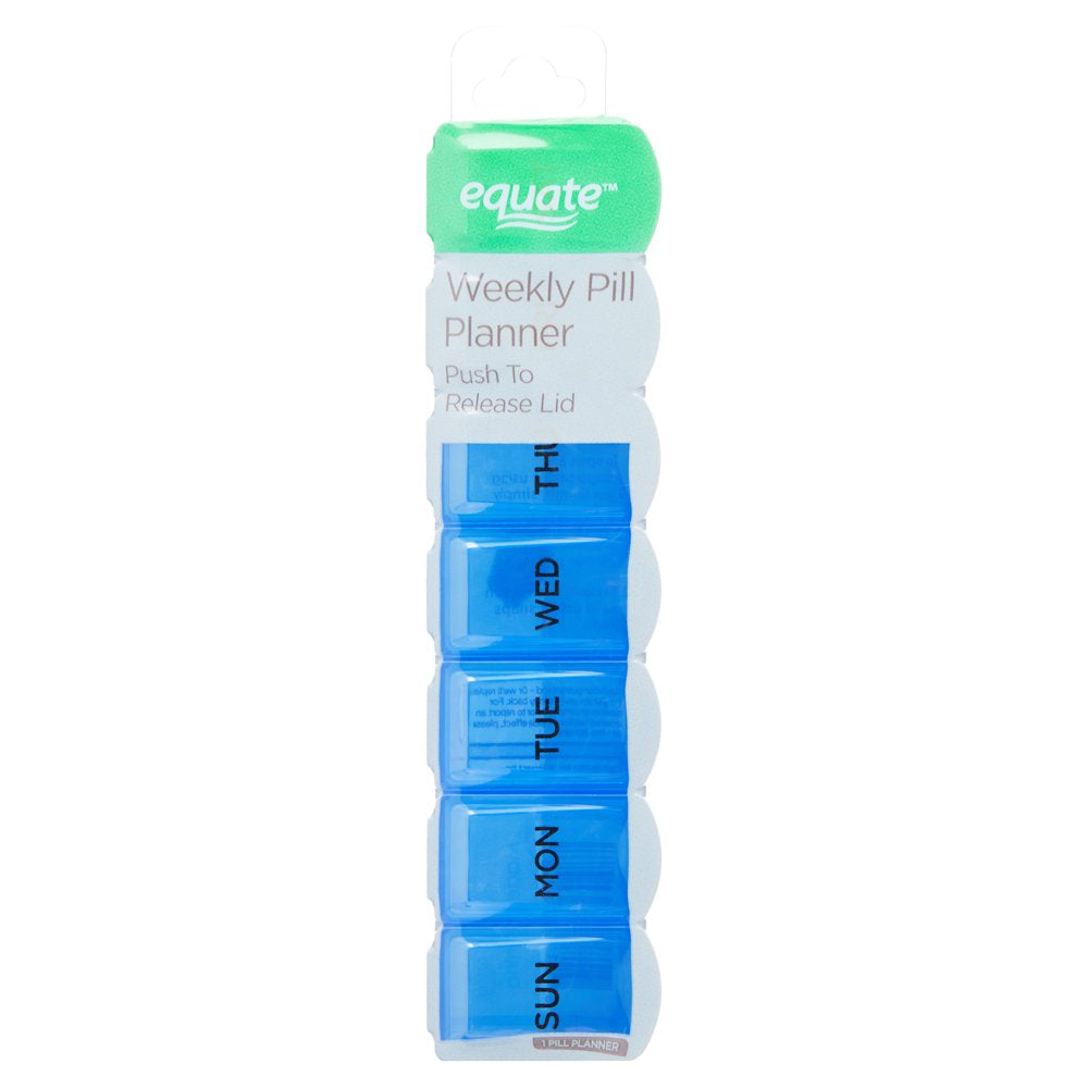 Equate Weekly Pill Planner and Organizer
