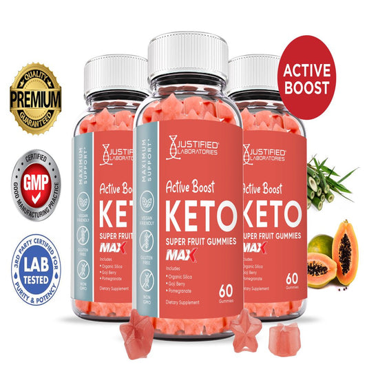 (3 Pack) Active Boost Keto Max Gummies Dietary Supplement 180 Gummys - Nutricity.com.au
