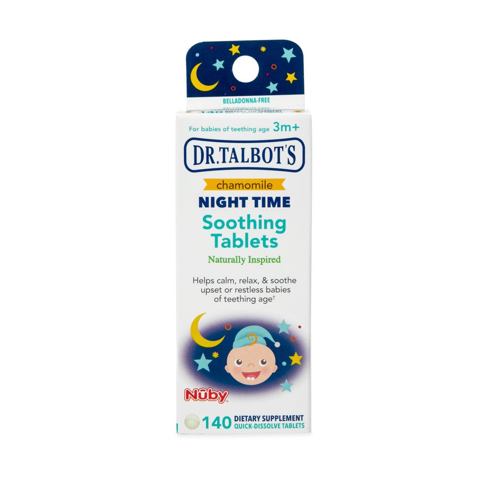 Dr. Talbot'S Chamomile Night Time Soothing Tablets for Teething Infants, Proprietary Blend140 Count