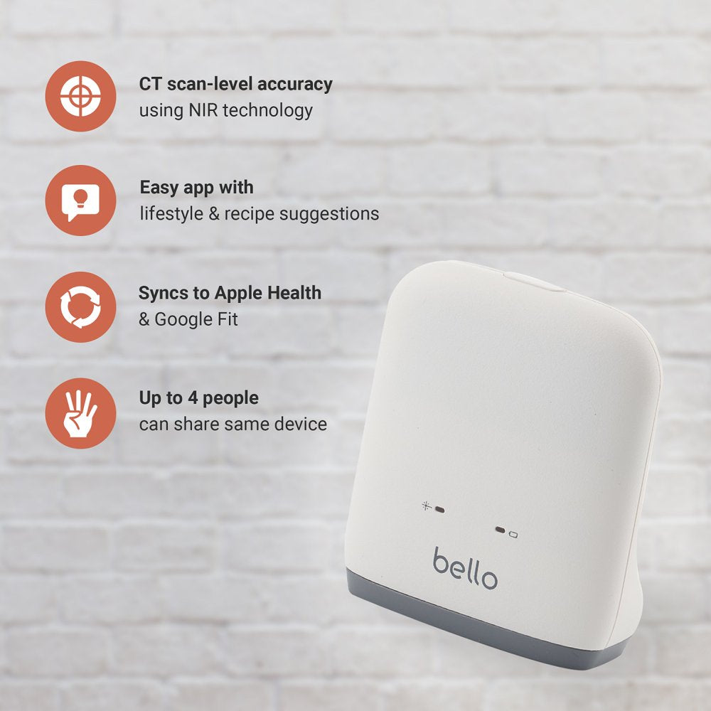 Bello 1 - Digital Belly Fat Scanner with Smart App for Health Management