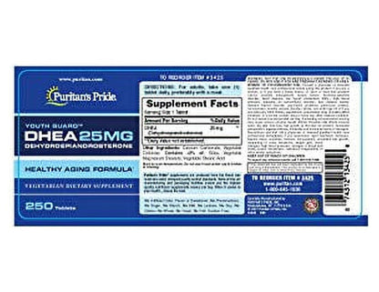 DHEA, 25 Mg-250 Tablets by Puritan'S Pride