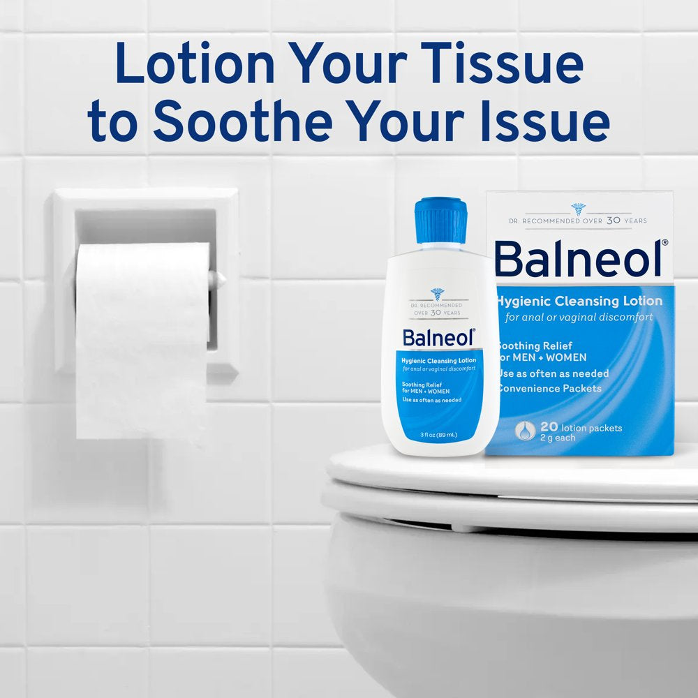 Balneol Hygienic Cleansing Lotion, Moisturize and Balance Ph, 3 Fl Oz