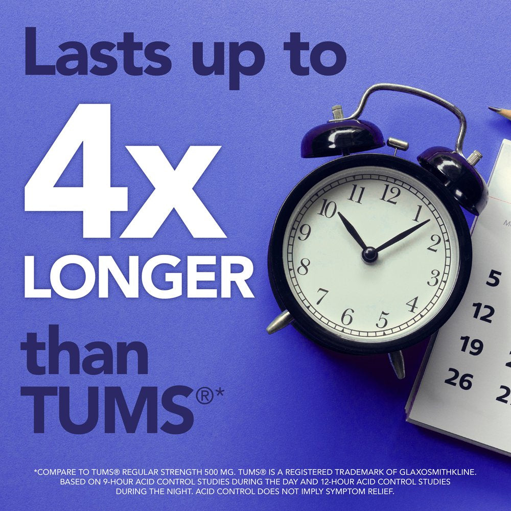 Equate Dual Action Acid Reducer Complete Tablets, Berry,50 Count