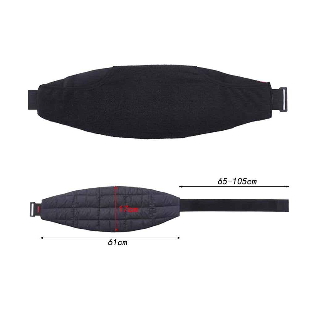 Colaxi Waist Warmer Belly Warmer Plush Protector Keep Warm Winter Lower Soft for Waist Circumference 65~105Cm Back Brace Warmer Back