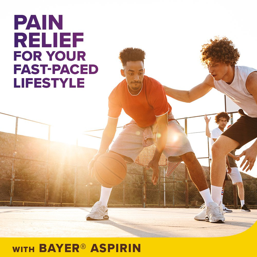 Bayer Back & Body Extra Strength Pain Reliever Aspirin W Caffeine, 500Mg Coated Tablets, 100 Count