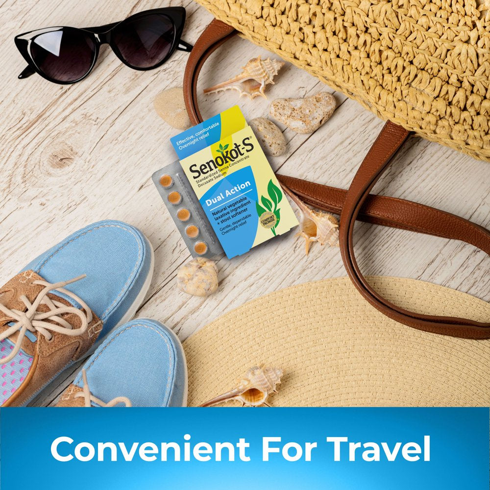 Senokot-S® Dual Action Senna plus Stool Softener Laxative Tablets, 30 Ct