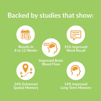 Cocoavia Memory+ Brain Supplement, 30 Day, 750 Mg Cocoa Flavanols, Memory & Brain Booster, Vegan, Plant Based, Gluten Free, 90 Capsules