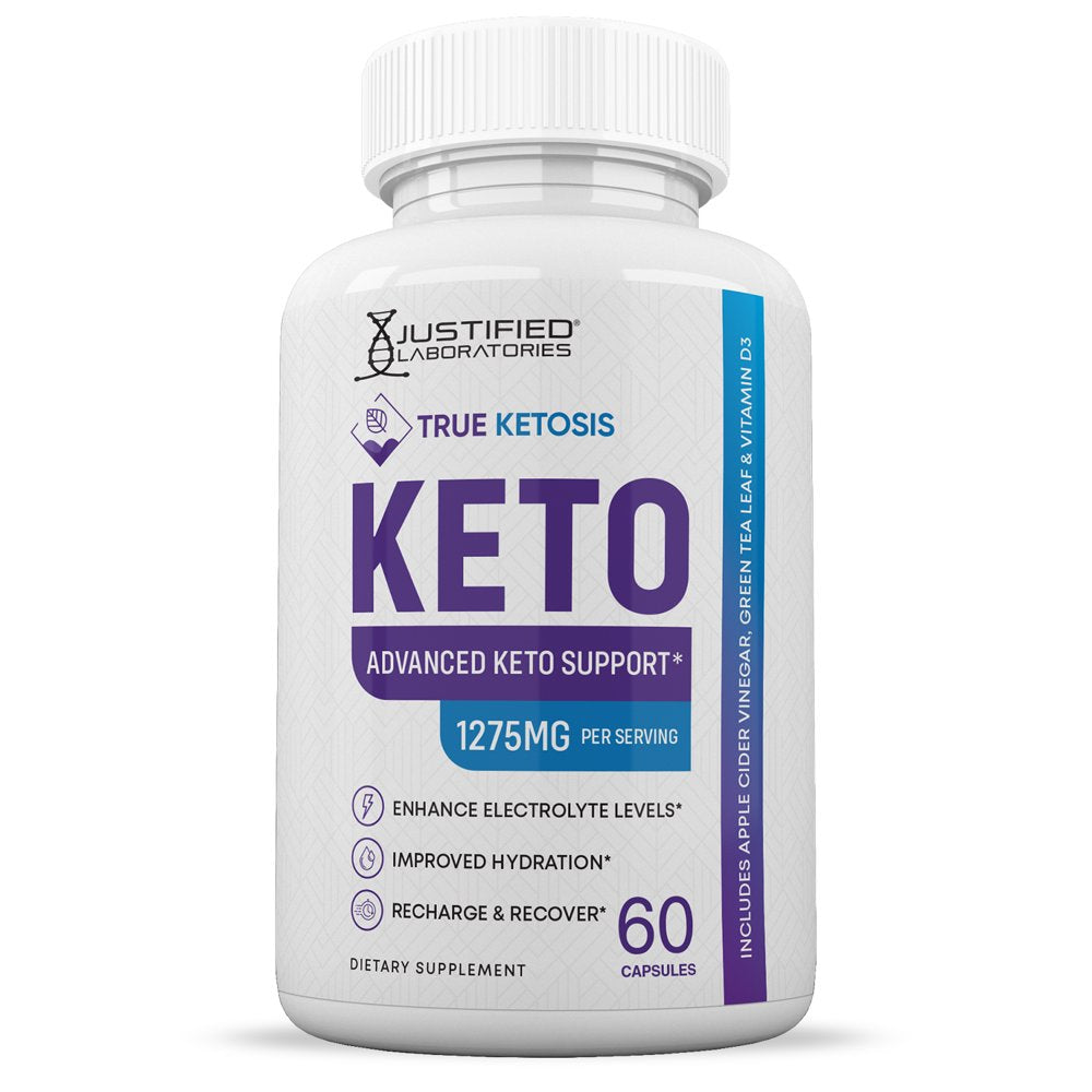 (5 Pack) True Ketosis Keto ACV Pills 1275Mg Alternative to Gummies Dietary Supplement 300 Capsules